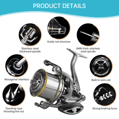 17+1BB 8000-14000 Series Aluminum Alloy Spool Fishing Ree