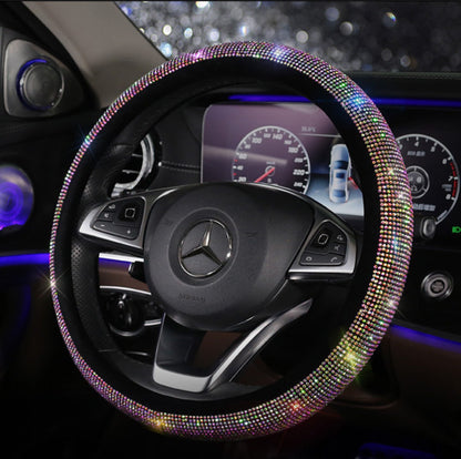 Car Gear Set Diamond-Studded Handbrake Set Gear Grip Set