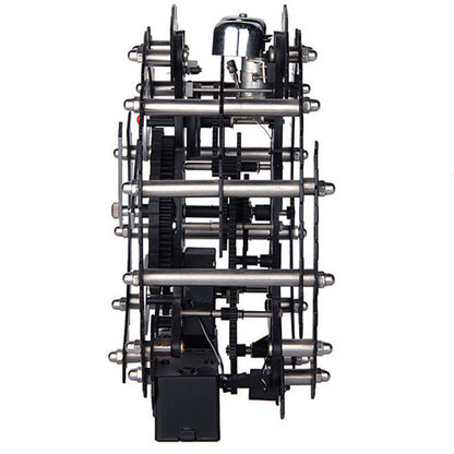 Guoshuang Gear Metal Skeleton Ringing Gear Clock
