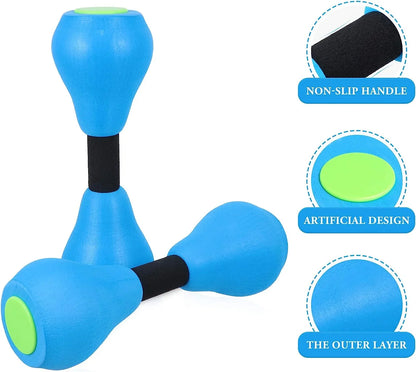 Water Dumbbells Aquatic Exercise Pool Fitness Equipment